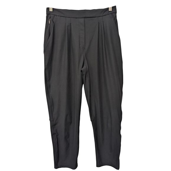 Lululemon Essential Pants Women 8* High Rise Trouser Black Athleisure Gym Travel - Picture 1 of 13